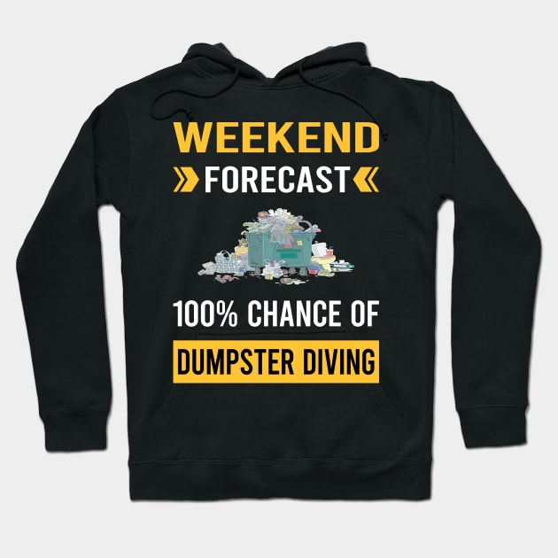 Weekend Forecast Dumpster Diving Hoodie by Bourguignon Aror